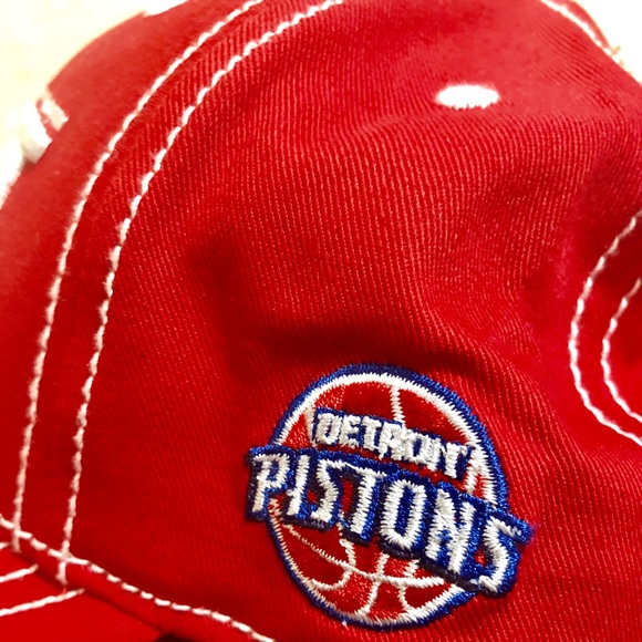 Detroit Pistons NBA Basketball Adidas Baseball Cap - Picture 4 of 8